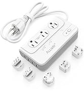 ALLWEI 2000W Travel Voltage Converter for Hair Dryer & 200W Convert 220V to 110V for Curling Iron...