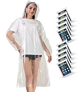 Airpler Rain Ponchos for Family Adults - Disposable Adult Rain Poncho with Drawstring Hood