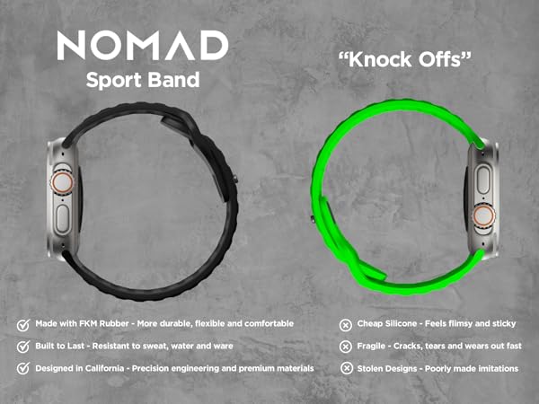 Apple Watch Sport Band Comparrison
