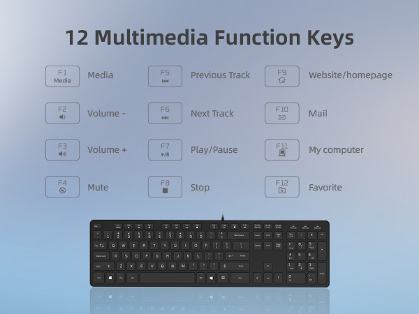 usb-a wired keyboard
