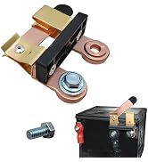 Sylvil Knife Blade Master Switch, 3.7"× 3.1" Side Post Knife Blade Battery Disconnect Switch, Pow...