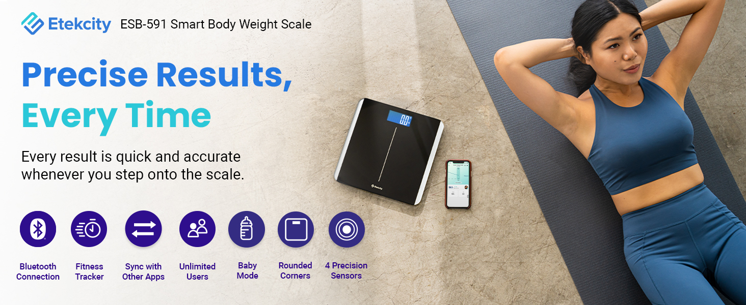 Etekcity ESB-591 Smart Body Weight Scale