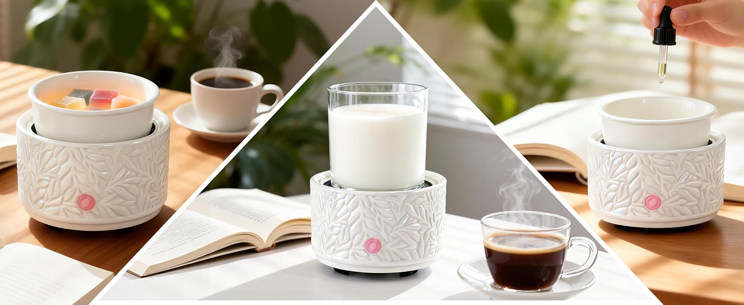 3 in 1 ceramic wax warmer