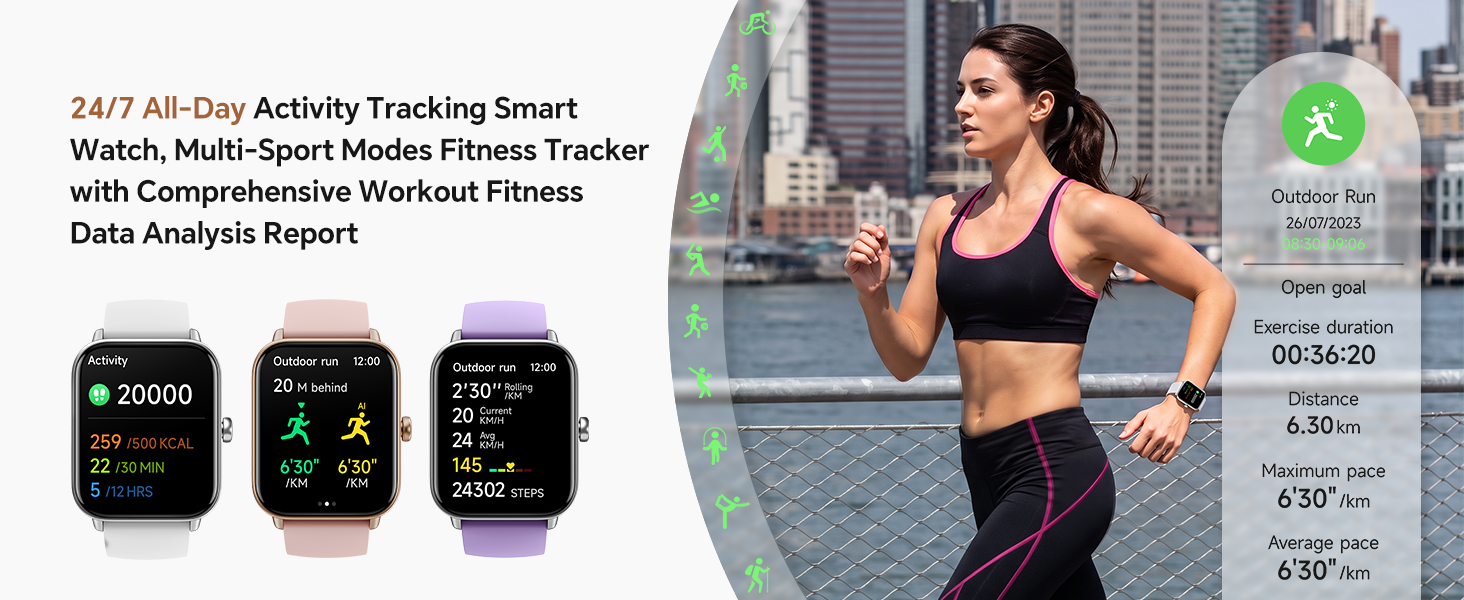 Fitness Watch for Women and Men