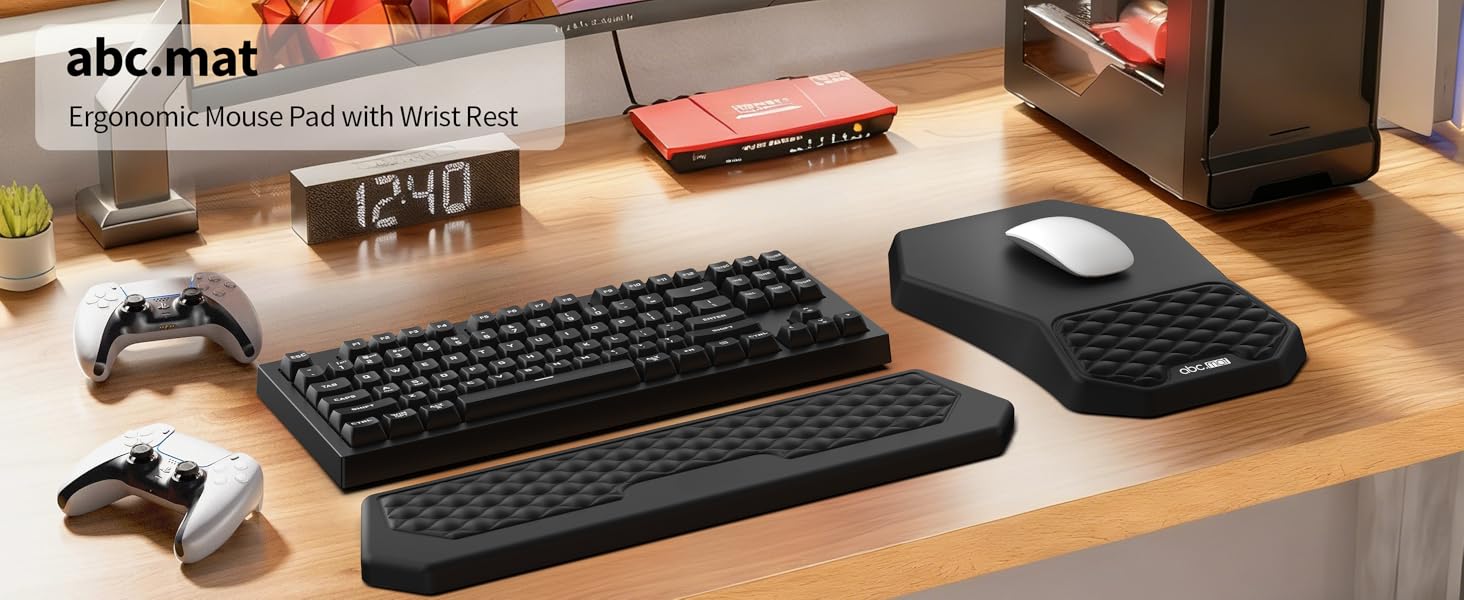 Ergonomic Mouse Pad Wrist Rest Support