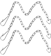 Sankoly 3 Pieces Stainless Steel Toilet Flapper Chain 9.6 Inches Universal Toilet Chain Replaceme...