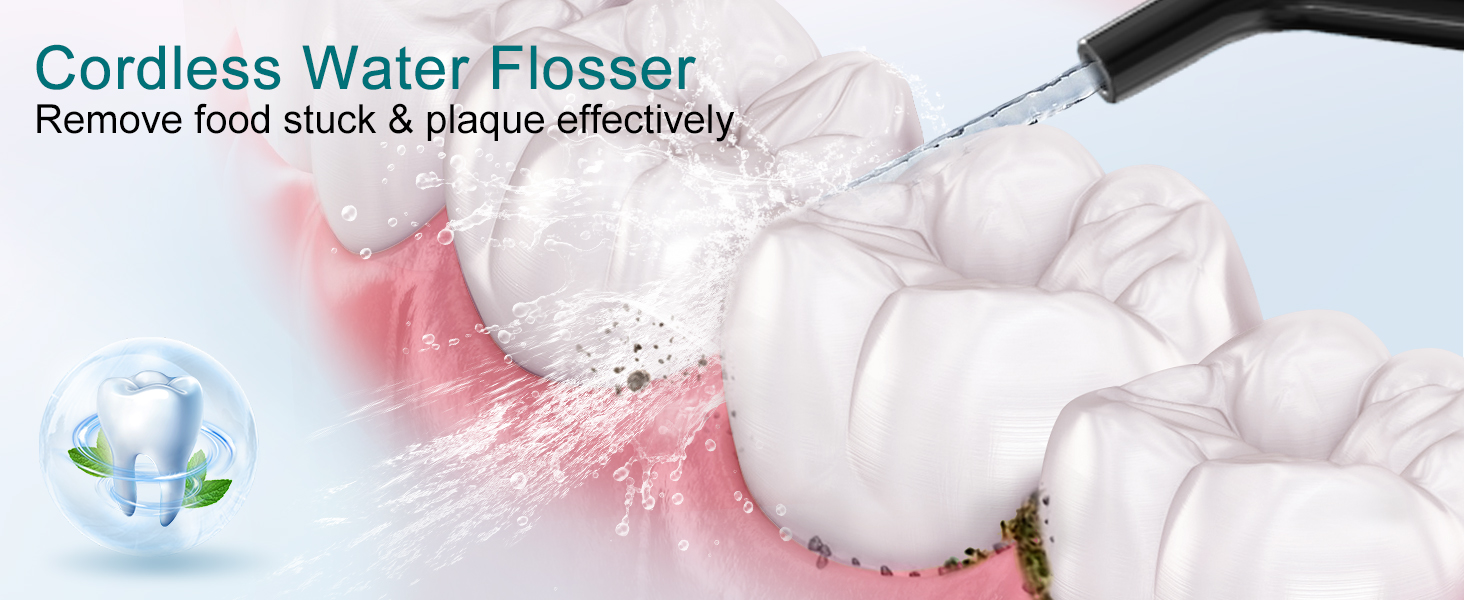Cordless water flosser