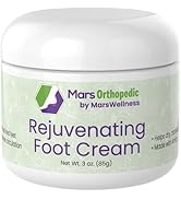 Mars Orthopedic Rejuvenating Foot Cream for Dry Cracked Feet, & Soreness – Natural Fast Acting Mo...