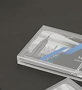 MaxGear 3 Pack Plastic Business Card Holder, Slim Portable Clear Business Card Case for Men & Wom...
