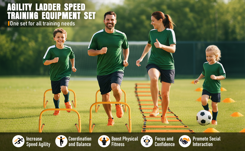 Agility Ladder Speed Training Equipment Set