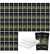 Moist Cotton Towel Bulk Moist Towelettes Individually Wrapped 8.7" x 8.7",White Towel Services,Re...