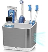 PARKMANI Toothbrush Holders for Bathrooms, Kids Electric Toothbrush and Toothpaste Holder, Brushe...