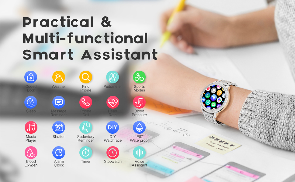 smart watches for women android compatible waterproof women smart watches for iphone