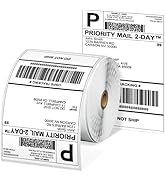 4x6 Label Stickers Roll for Thermal Label Printer - 500pcs White Shipping Labels/Roll