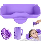 Portable Hair Washing Station,Silicone Hair Washing Basin for Toddlers,Children & Teens,Stable Si...