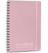 Undated Monthly Planner - 18 Month Calendar Planner Book for School, Office and Home - Simplified...