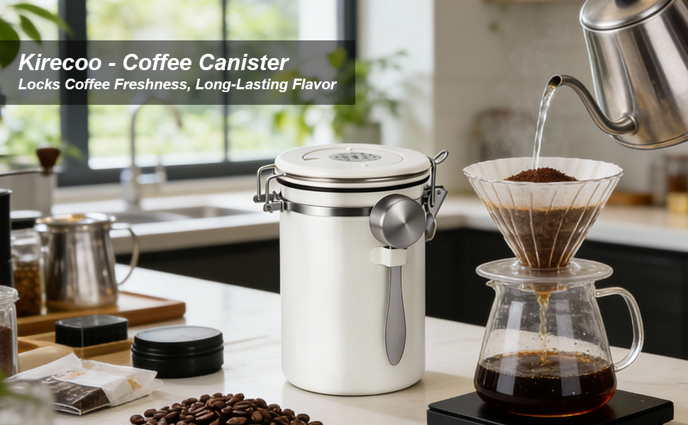 kirecoo coffee canister