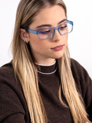 Light Blue Reading Glasses