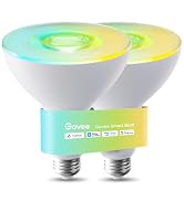 Govee PAR38 Flood Light Bulbs, 1300Lm Flood Lights Outdoor with IP65 Waterproof, Smart Light Bulb...