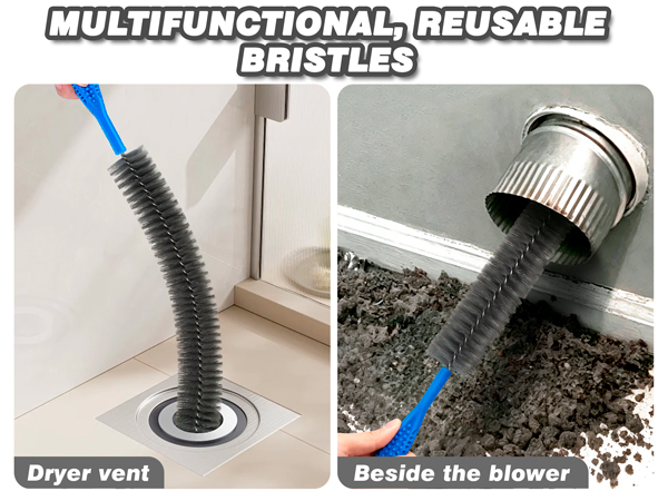 Refrigerator Coil Cleaning Brush,Sewer Set Brush Clog Remover