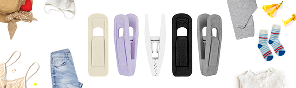 Tinfol Velvet Hanger Clips