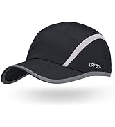 ELLEWIN Unisex Baseball Cap UPF 50 Unstructured Hat with Foldable Long Large Bill