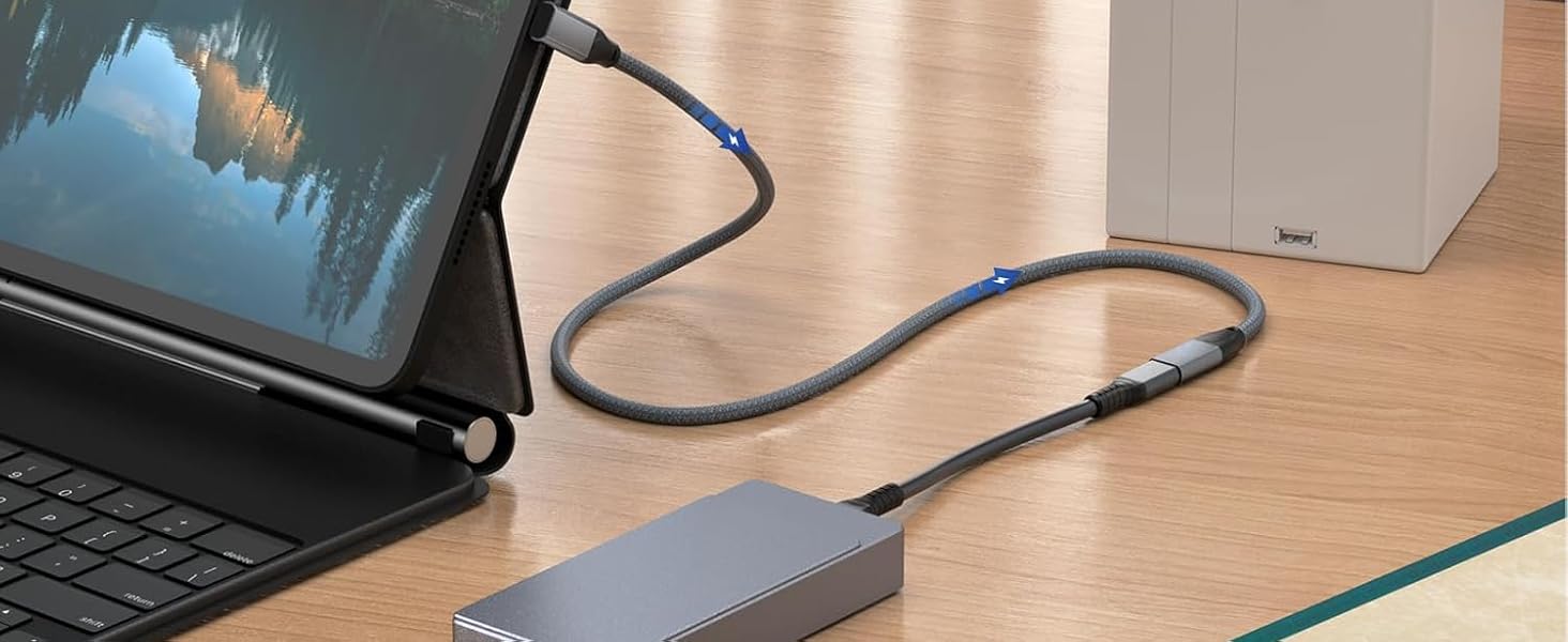 USB C Male to USB-C Female Extension Cable support 5gbps 10Gbps 20gbps Data Transfer