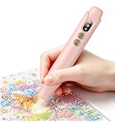 Tolcuez Electric Diamond Painting Pen, Cordless Diamond Art Vacuum Pen with LED Lights, Low Noise...