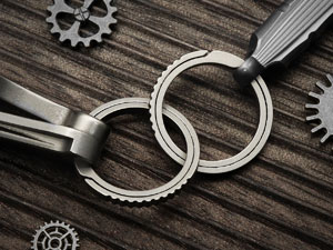 titanium keyring