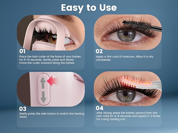 heated eye lash curler