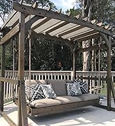 Patio Paradise 8'x50' Sunblock Shade Cloth Roll,Beige Sun Shade Fabric 95% UV Resistant Mesh Nett...