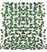 RECUTMS 86 FT Artificial Ivy Fake Greenery Leaf Garland Plants Vine Foliage Flowers Hanging for W...