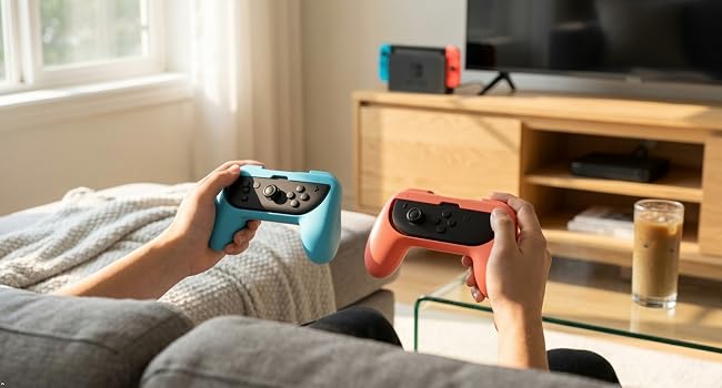 Switch duo controller grip