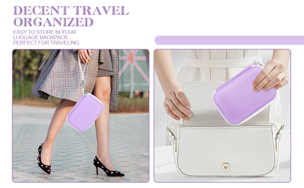 Label case purple
