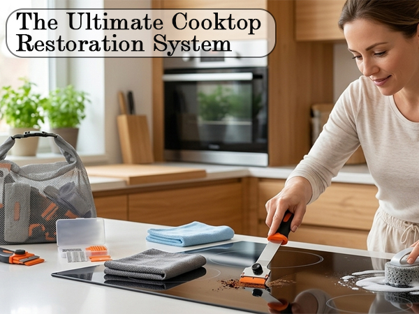 glass stove cleaner kitchen cleaning tools