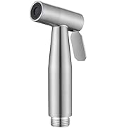 Lambloraey Bidet Sprayer Head Stainless Steel, Handheld Bidet Sprayer for Toilet with Adjustable ...