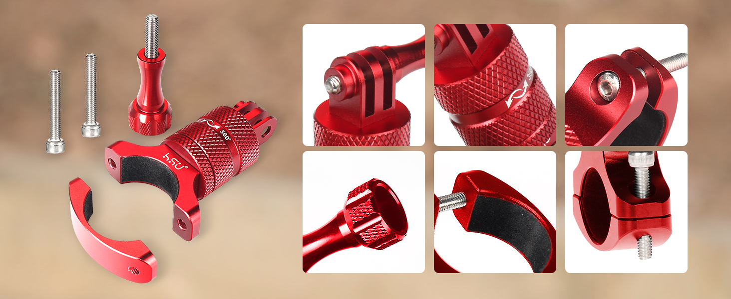Aluminum Bike Bicycle Handlebar Mount for Gopro