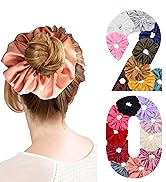 oversize satin scrunchies