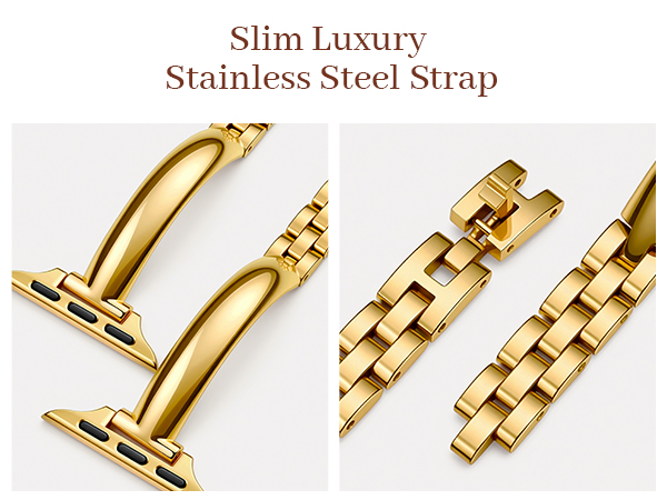 Slim bracelet apple watch bands for women