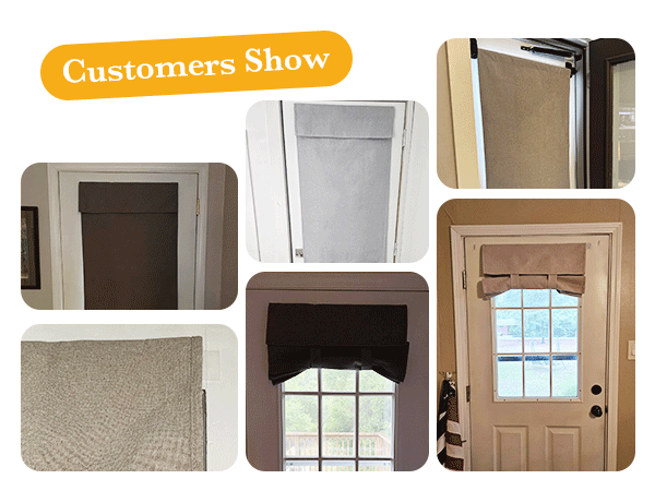 door curtains for door window