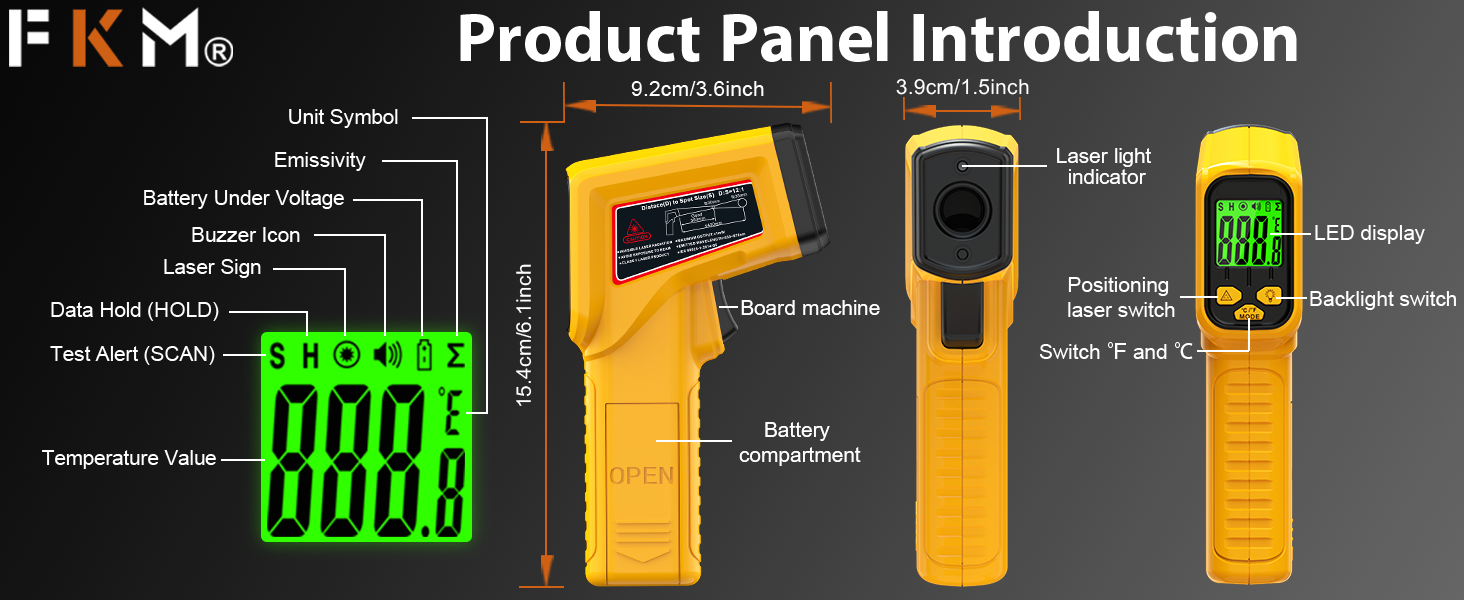 infrared thermometer gun