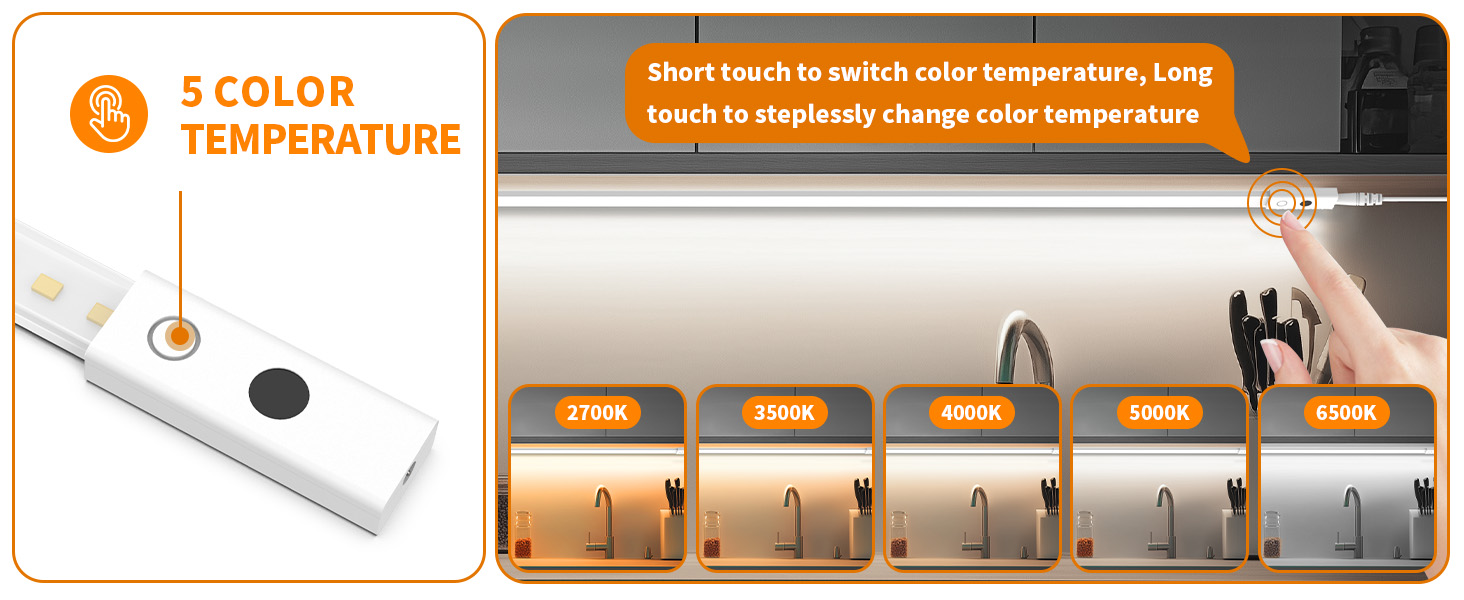 Multi-color Changing Smart Under Cabinet Light
