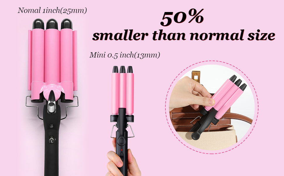50% smaller than normal size