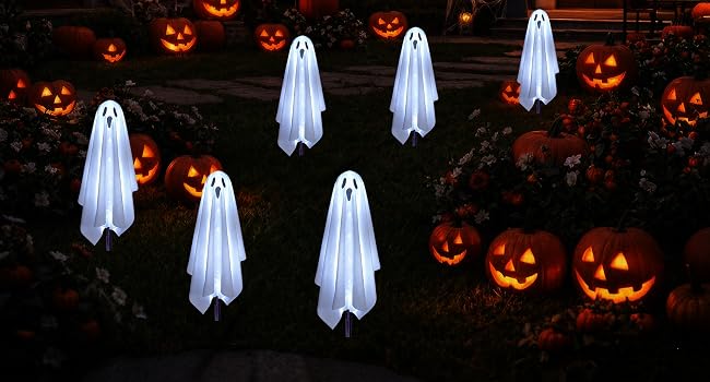 Ghost Lights for Outdoor Halloween Decoration for home garden
