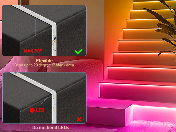 bendable flexible led strip