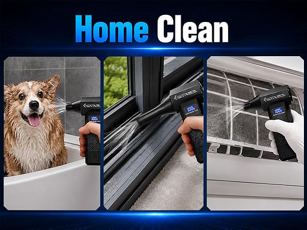 Compressed Air Duster Dust Blower for House