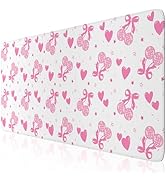 iCasso Desk Mat, Desk Matt for Desktop, XXL Large Mouse Pad for Desk, Cute Desk Pad Mat, Anti-Sli...