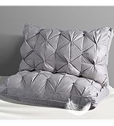 QUTOOL Luxury Hotel Goose Feather Pillow, 100% Cotton, Soft Support Pillow, Suitable for Sleepers...