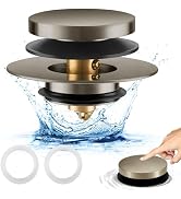 Bathtub Drain Stopper, Uxoz Universal Tub Stopper for Replacing Tip Toe/Trip Lever/Lift&Turn Tub ...