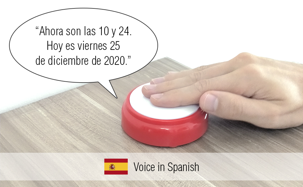 spanish talking clock